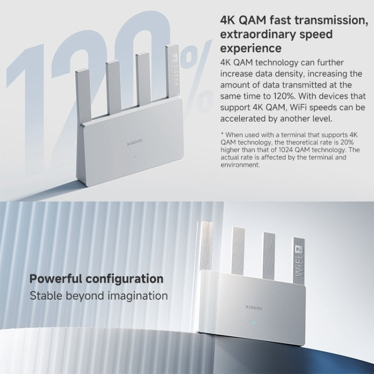 Xiaomi Router BE3600 WiFi7 2.5G Port Dual Band, US Plug Xiaomi Router BE3600 WiFi7 2.5G Port Dual Band, US Plug
